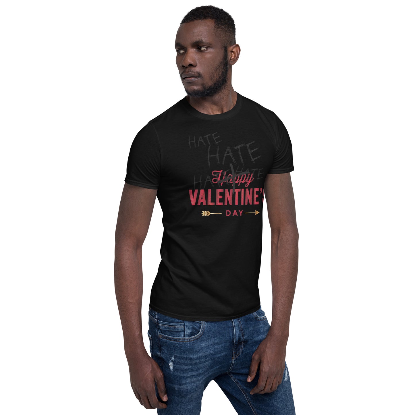 Hate Valentine’s Day Short-Sleeve Unisex T-Shirt