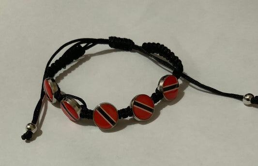 Trinidad and Tobago drawstring bracelet