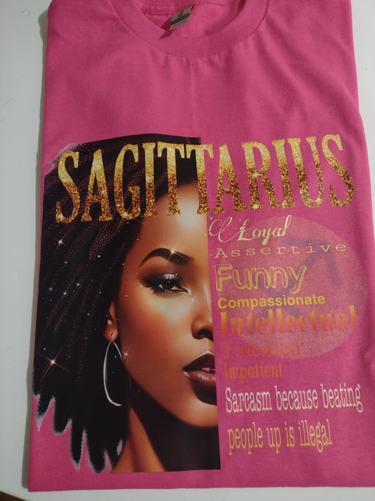 Sagittarius women t shirt