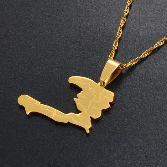 Haiti stainless steel necklace