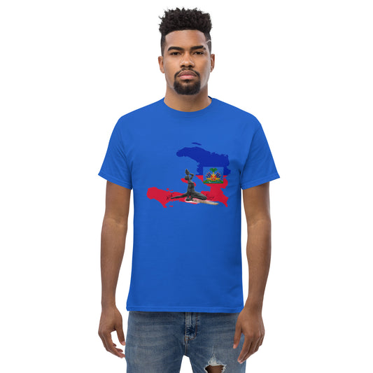 Men's classic graphic tee of Haiti.