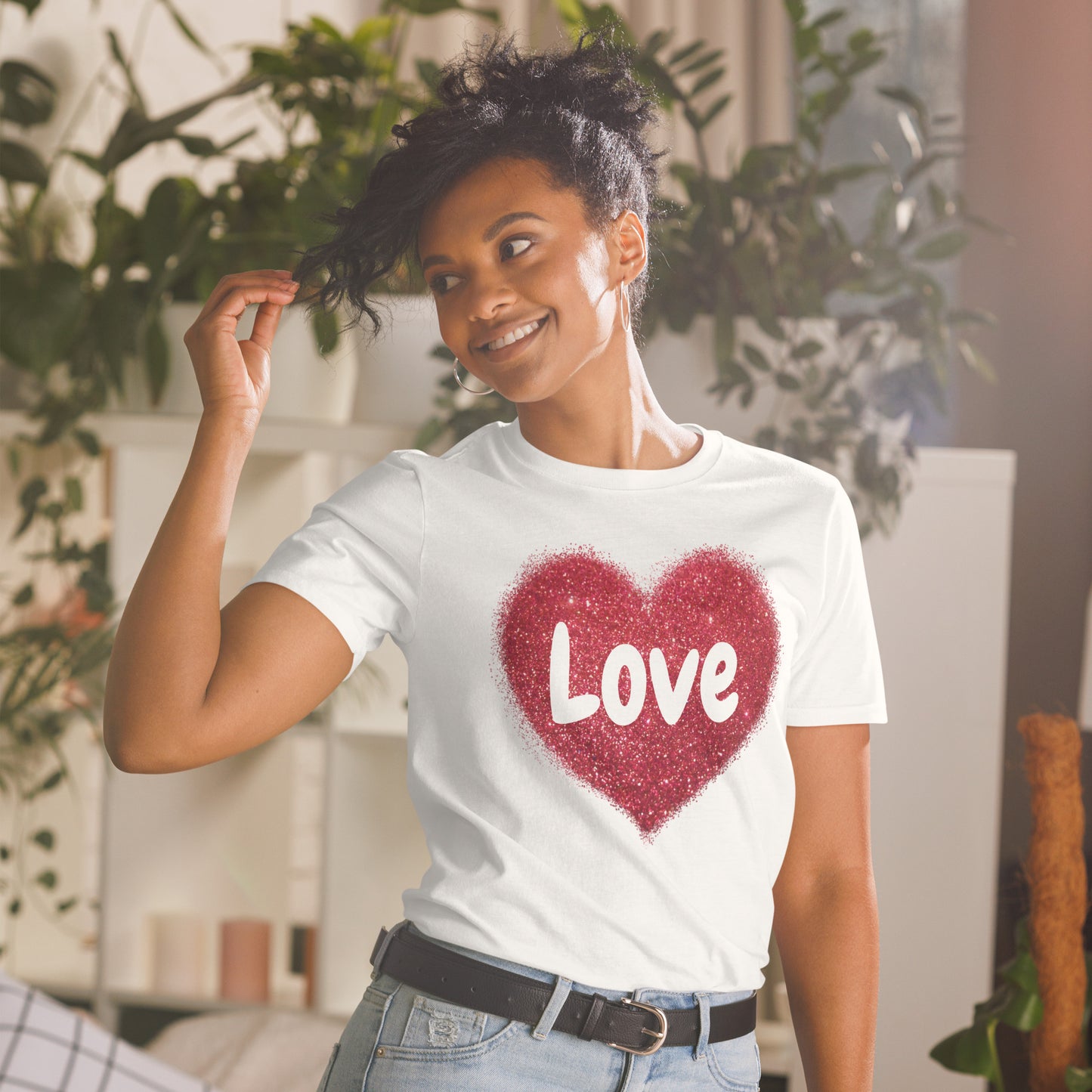Valentines heart Short-Sleeve Unisex T-Shirt